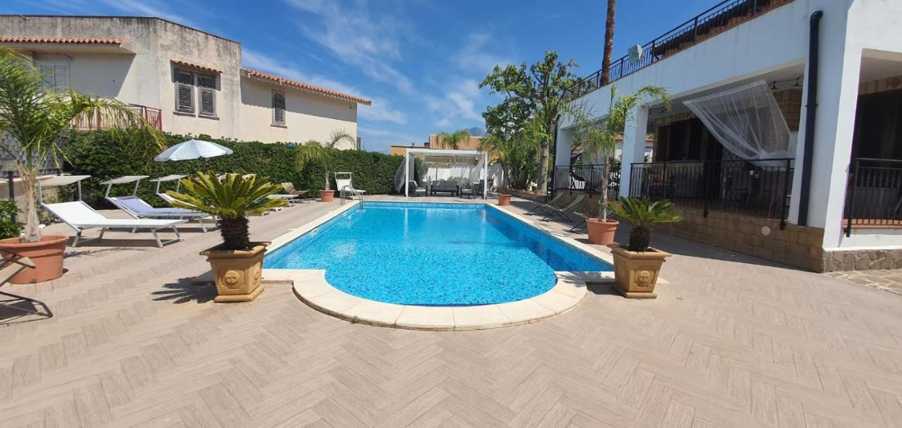 Villa Marianna Con Piscina Privata Ampi Spazi Esterni E Wifi Free Trabia Bagian luar foto
