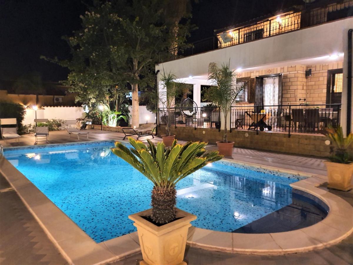 Villa Marianna Con Piscina Privata Ampi Spazi Esterni E Wifi Free Trabia Bagian luar foto